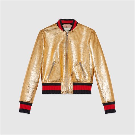 gucci leather jackets ladies|gucci original leather jacket.